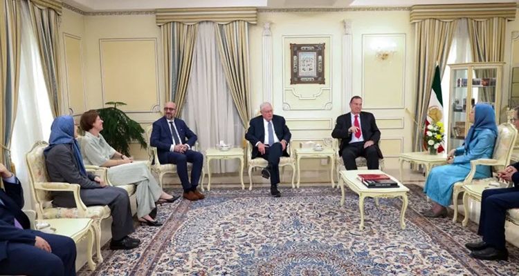 دیدار و گفتگوی خانم مریم رجوی با آقای شارل میشل پرزیدنت اتحادیه اروپا (۲۰۲۴)، ژنرال جیمز جونز و ژنرال کیت کلاگ